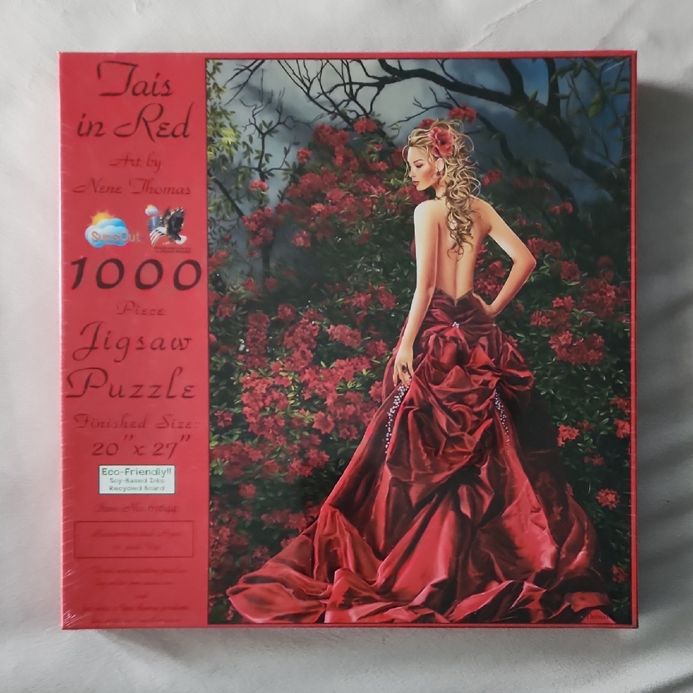'Tais in Red' Nene Thomas Jigsaw Puzzle